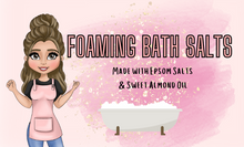 Load image into Gallery viewer, Foaming Bath Salts: Myrrh & Tonka - whoopsies