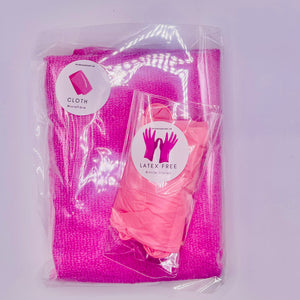 Microfibre Cleaning Cloth & Gloves Set (Latex Free)