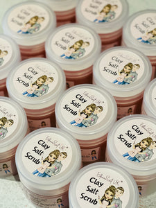 Clay Salt Body Scrub - LARGE